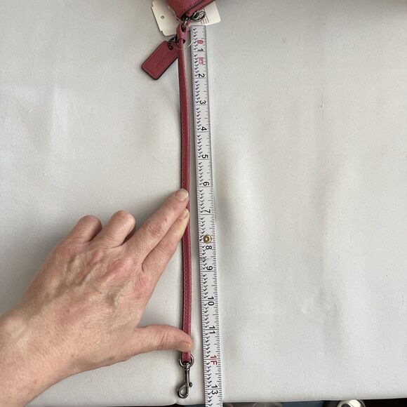 COACH Wristlet Women’s‎ small F57928 Color Block Rouge/Multi NWT - Picture 12 of 12